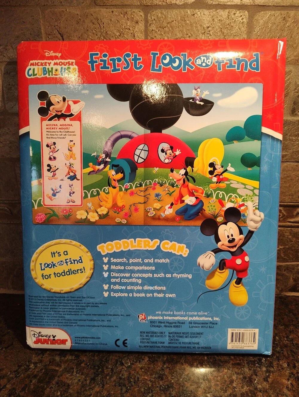 Disney Mickey Mouse Clubhouse Look and Find Book - Hardcover